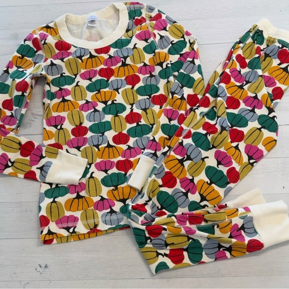 Hanna Andersson Other - Hanna Andersson Colorful Pumpkins Pajama Set Women’s Size L (HA-4)